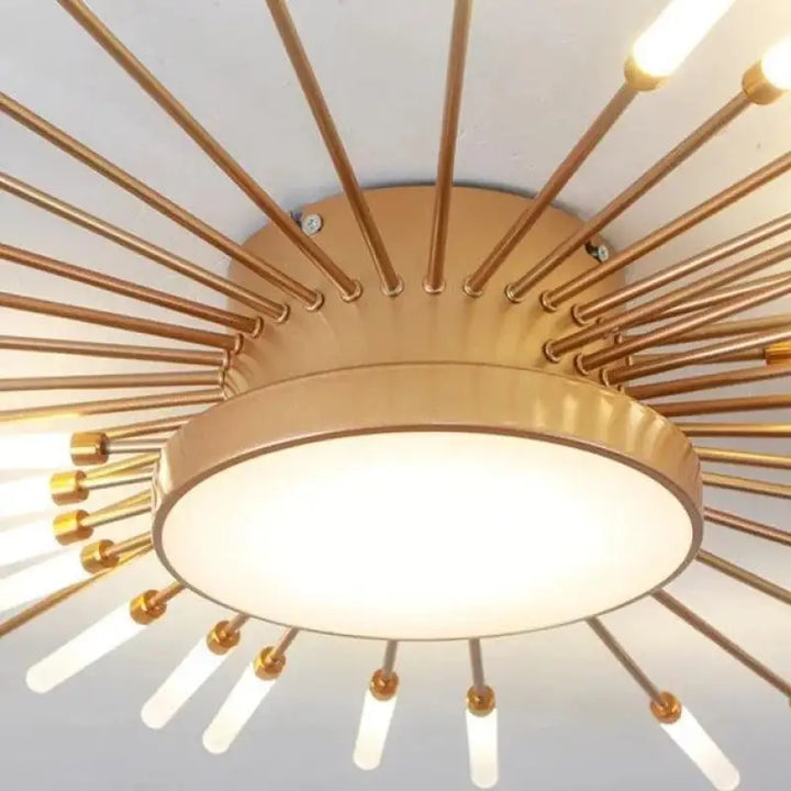 Plafonnier Design De Salon En Forme De Soleil