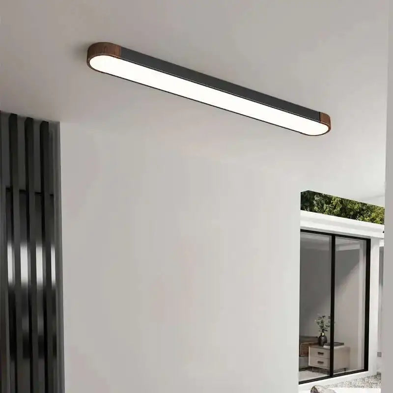 Plafonnier led bois minimaliste éclairage naturel chic style