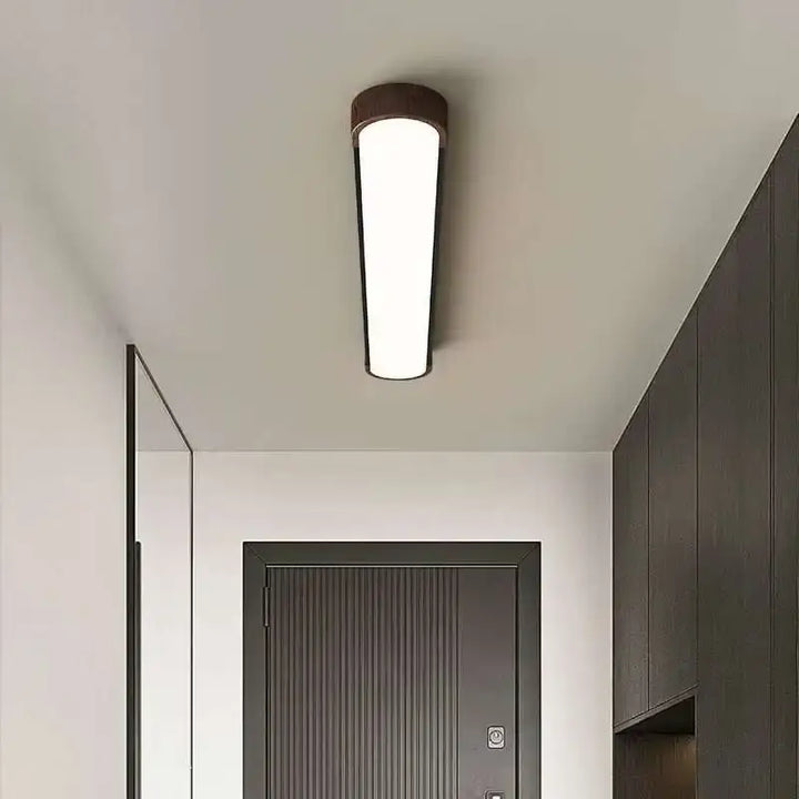 Plafonnier led bois minimaliste éclairage naturel chic style