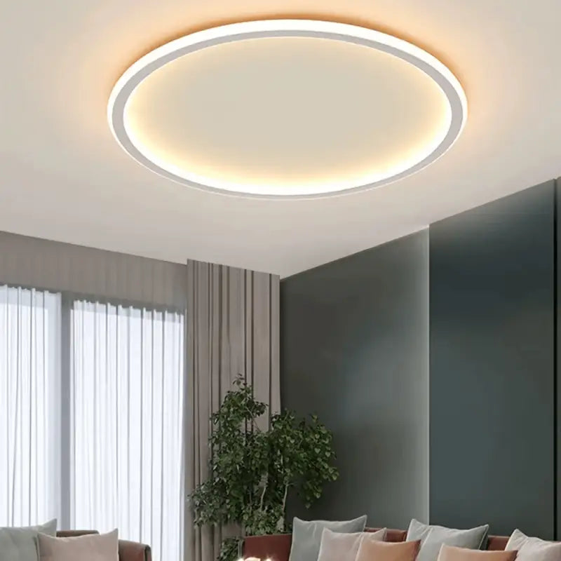 Plafonnier LED Cercle Design Élégant