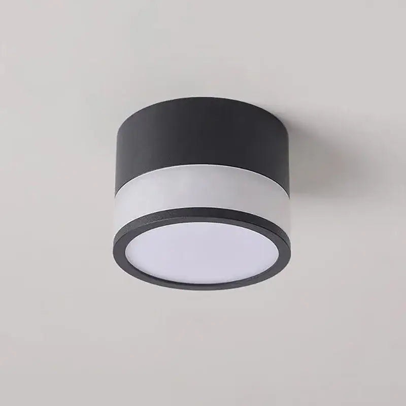 Plafonnier led cylindre design moderne style minimaliste