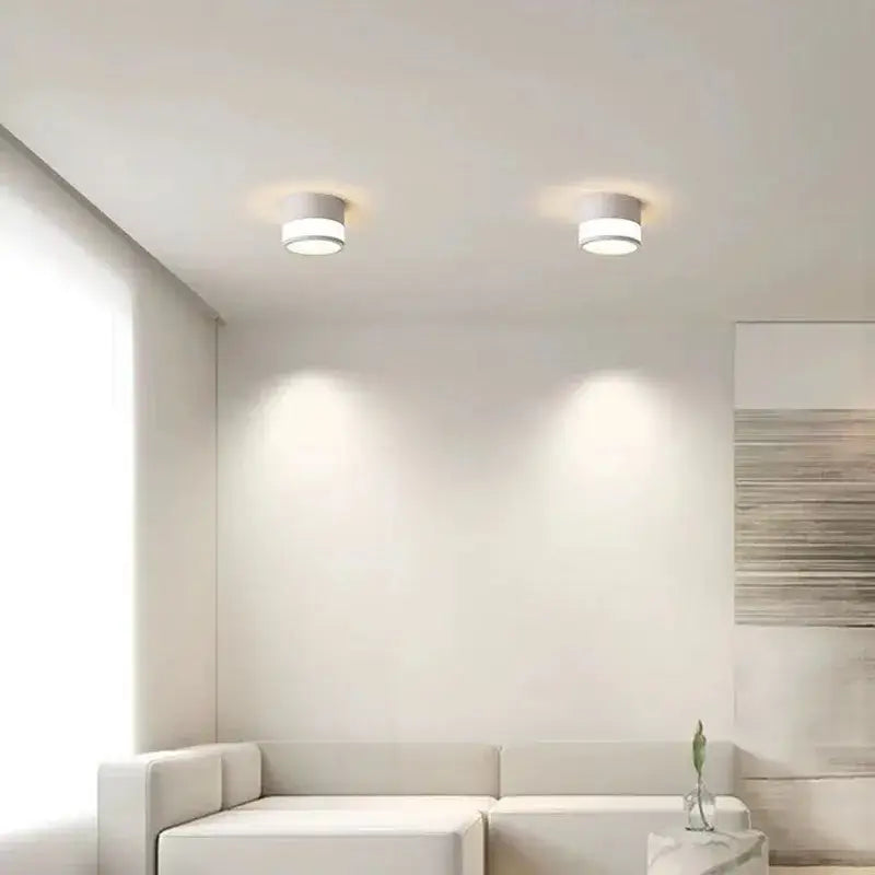 Plafonnier led cylindre design moderne style minimaliste