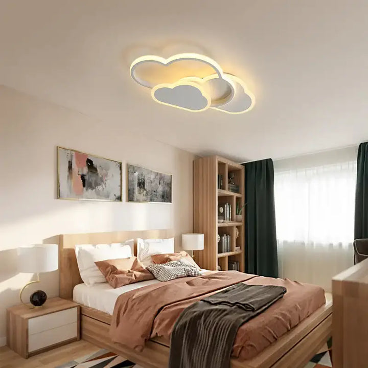 Ceiling Light,32w Creative LED Ceiling Lamp with Dimmable Remote Control 3000-6500k 2800lm,Cartoon Lighting for Living