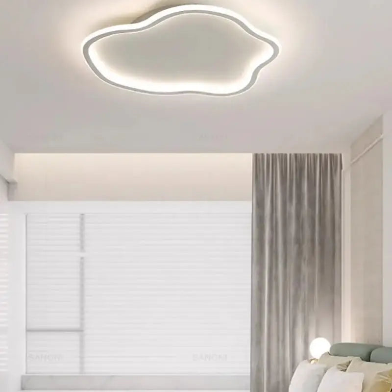 Plafonnier led design nuage moderne éclairage doux