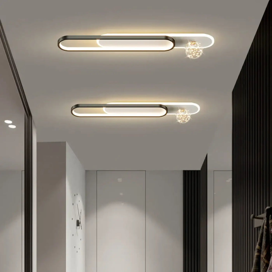 Gold Simple Style LED Ceiling Lights Metal Lighting Household Lamps Living Room Bedroom Lustres Luminaria Nordic