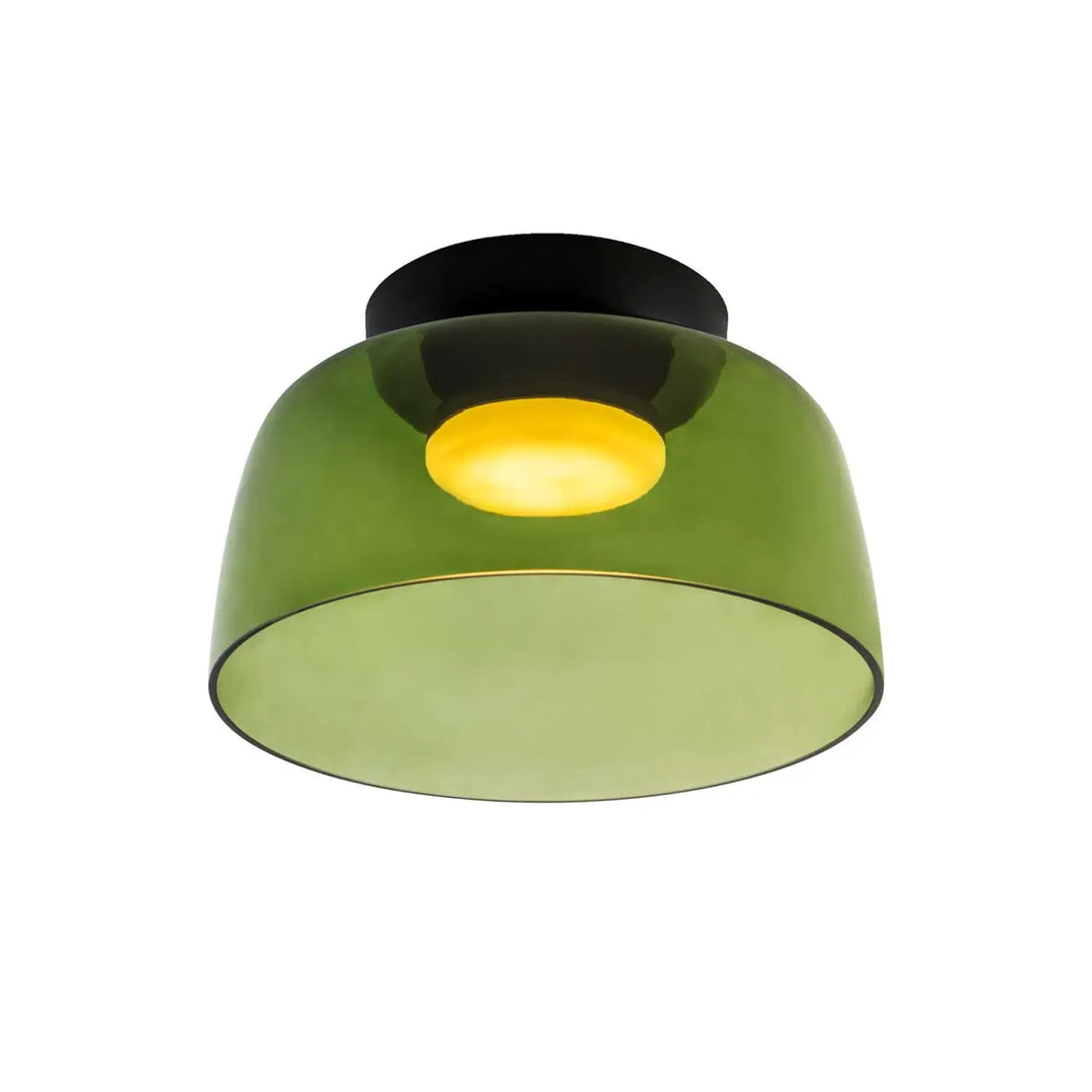 Plafonnier Levels en verre vert #couleur_vert