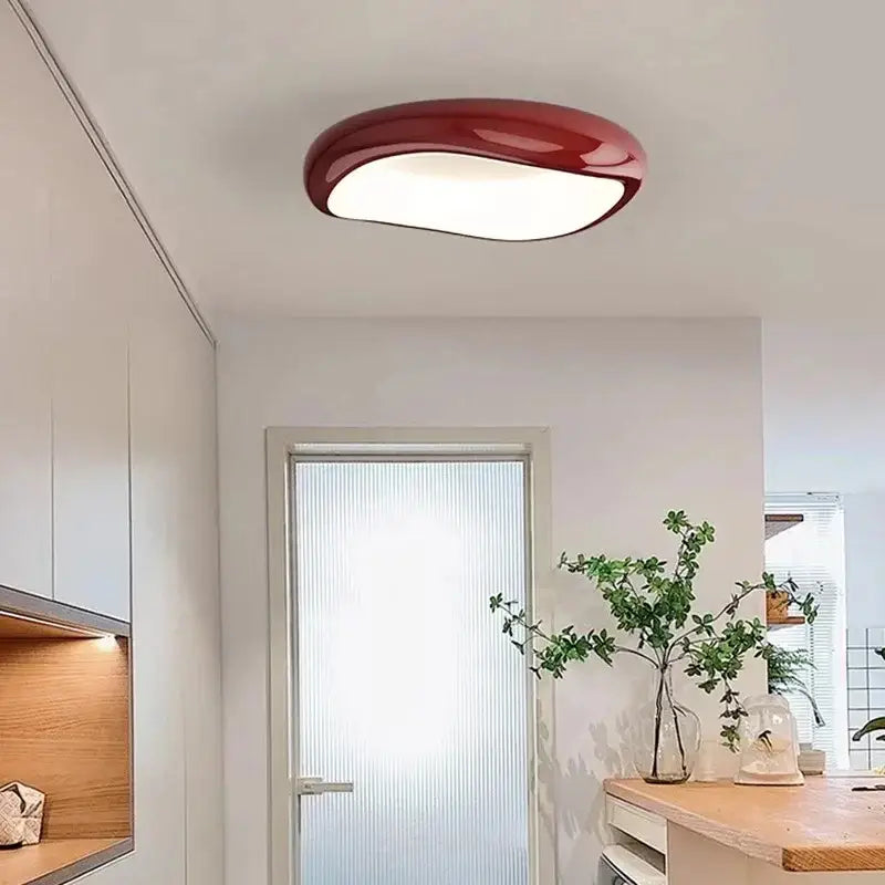 Plafonnier LED Moderne Rond Blanc Pour Couloir Ou Entrée

