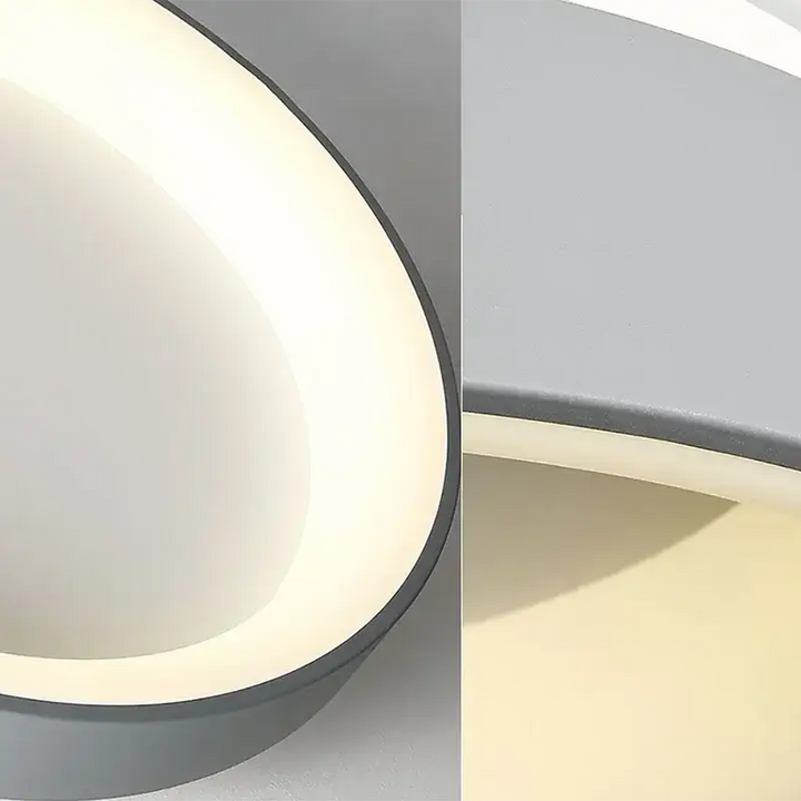 Plafonnier LED Rond Ultra Fin Design Moderne Multicolore

