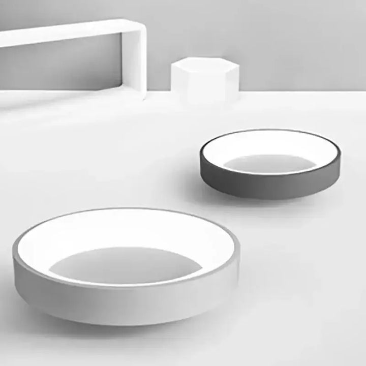Plafonnier LED Rond Ultra Fin Design Moderne Multicolore

