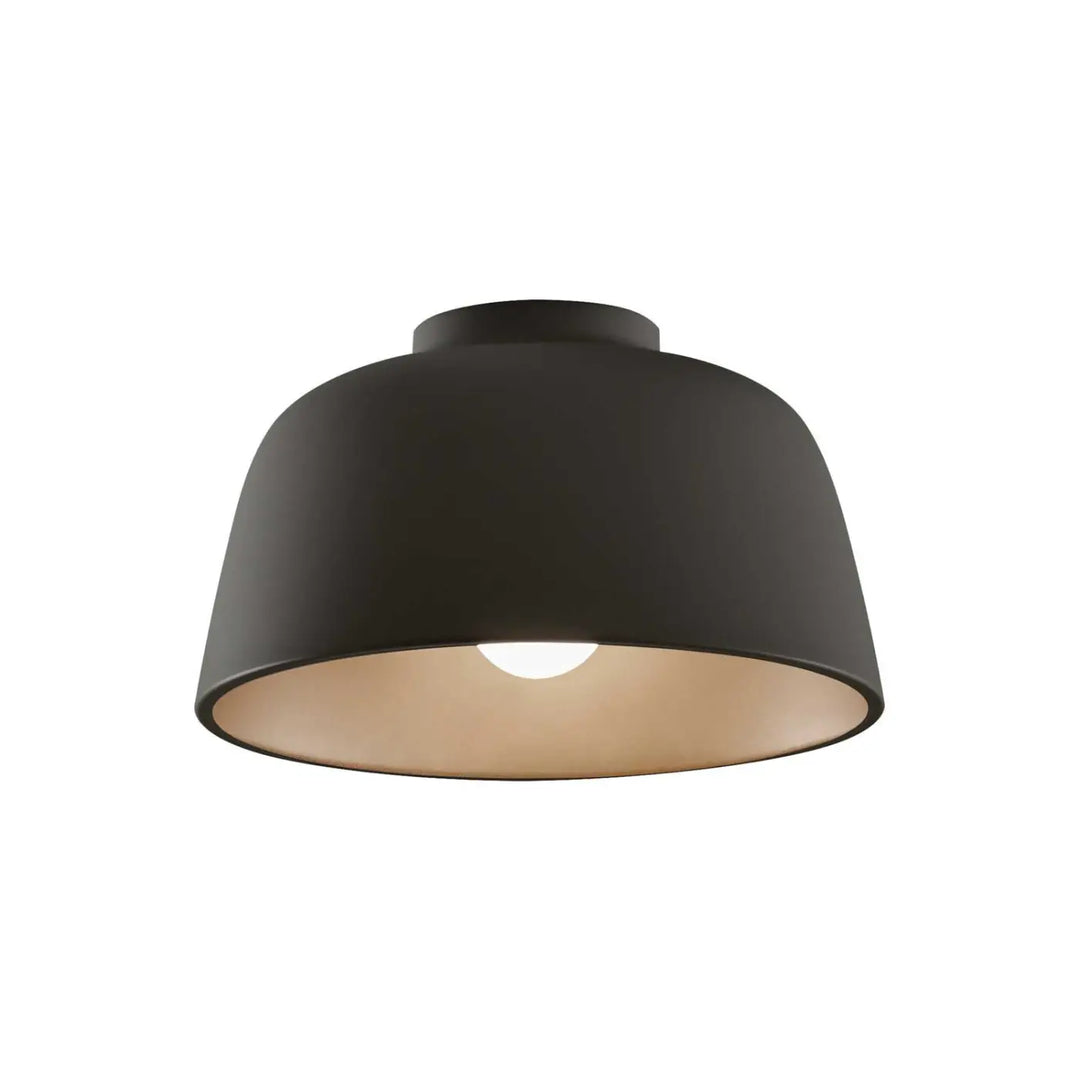 Plafonnier Miso noir au style minimaliste #couleur_noir