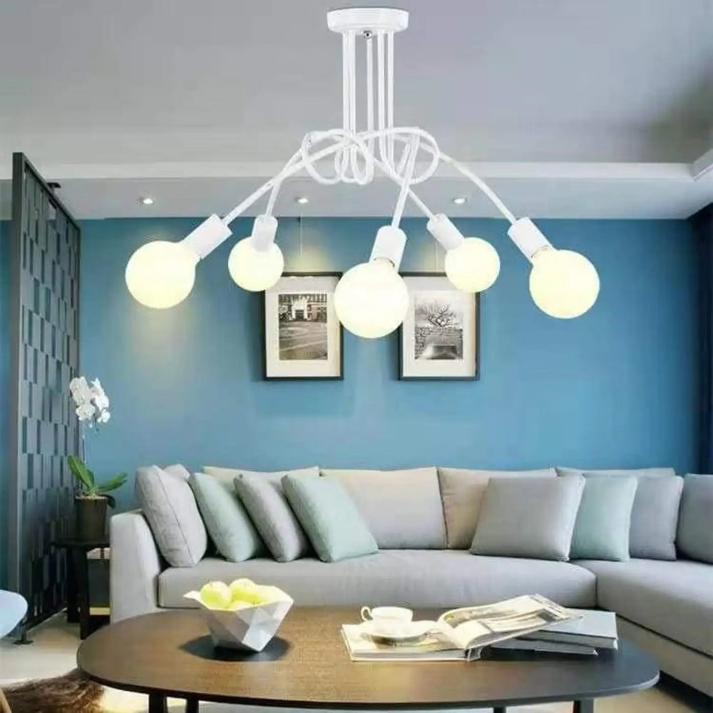 Plafonnier Boule Blanche | Lustria