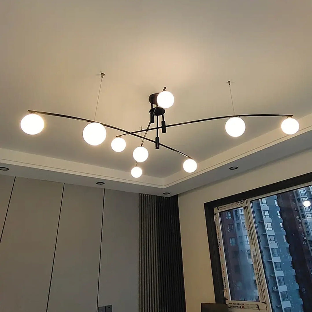 Nordic Chandelier Modern Minimalist Style Home Living Room Lamps Bedroom Decor Pendant Lamp G9LED Iron art Hanging