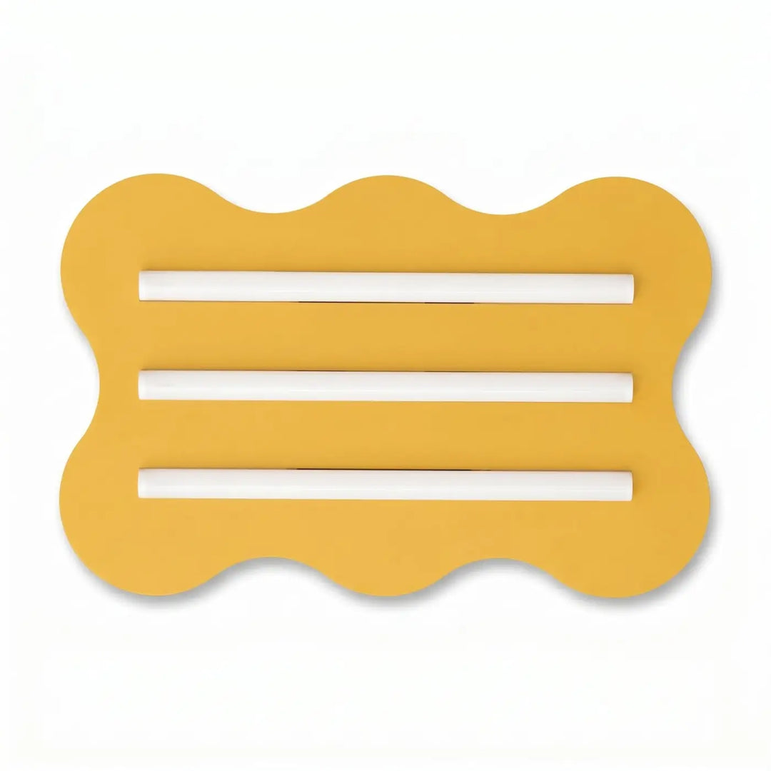 Plafonnier KLOVER jaune vue d'ensemble