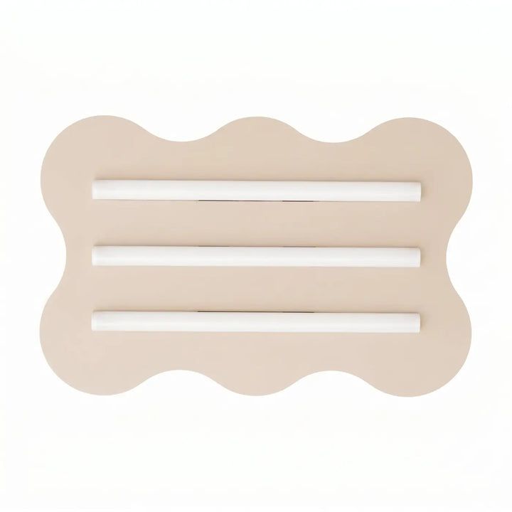 Plafonnier KLOVER beige vue d'ensemble