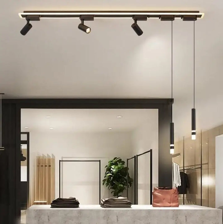 Plafonnier Sur Rail Aluminium Éclairage Ciblé