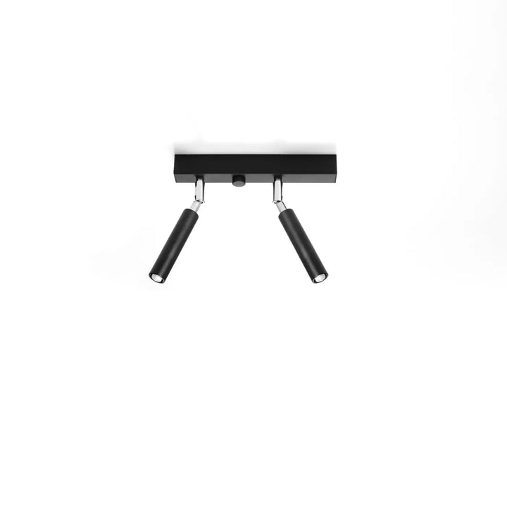 Luminaire plafonnier noir éteint
