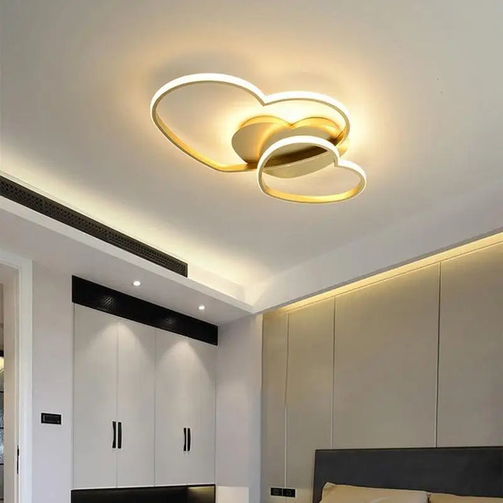 Luminaire Plafonnier Rose Forme De Cœur