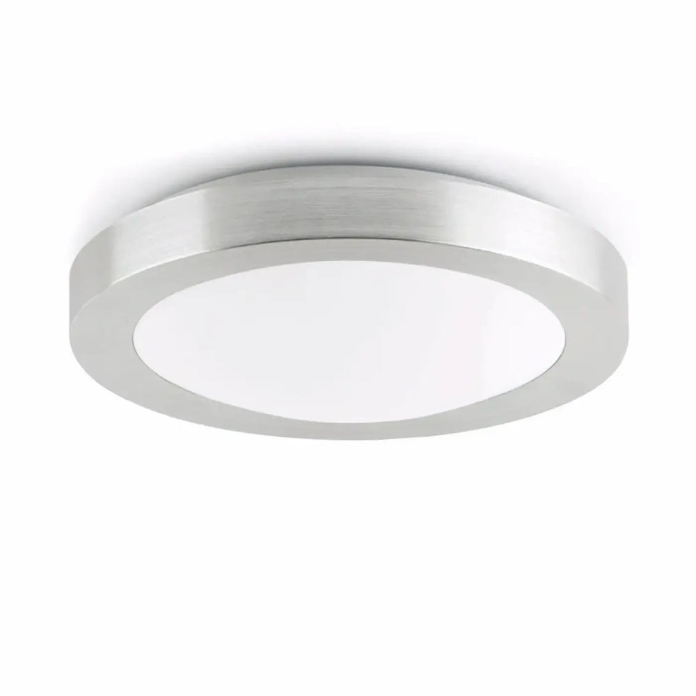 Plafonnier Logos 270 nickel satiné de Faro Barcelona