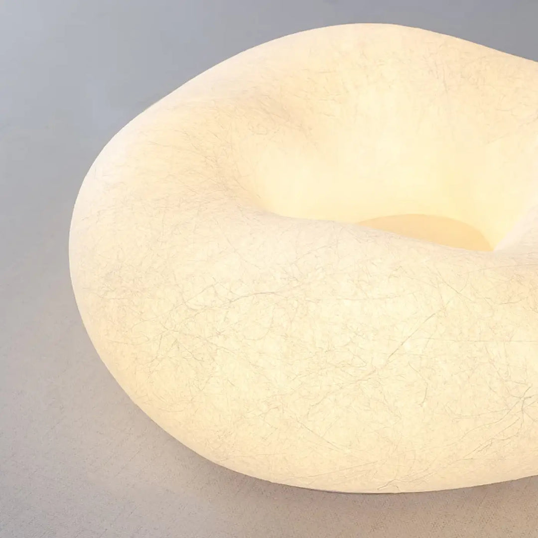 Plafonnier Sculptural En Forme Libre Style Nuage Crème

