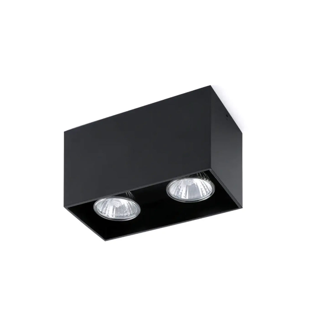 Plafonnier Tecto 2 x GU10 noir de Faro Barcelona