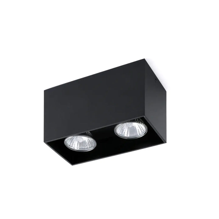 Plafonnier Tecto 2 x GU10 noir de Faro Barcelona