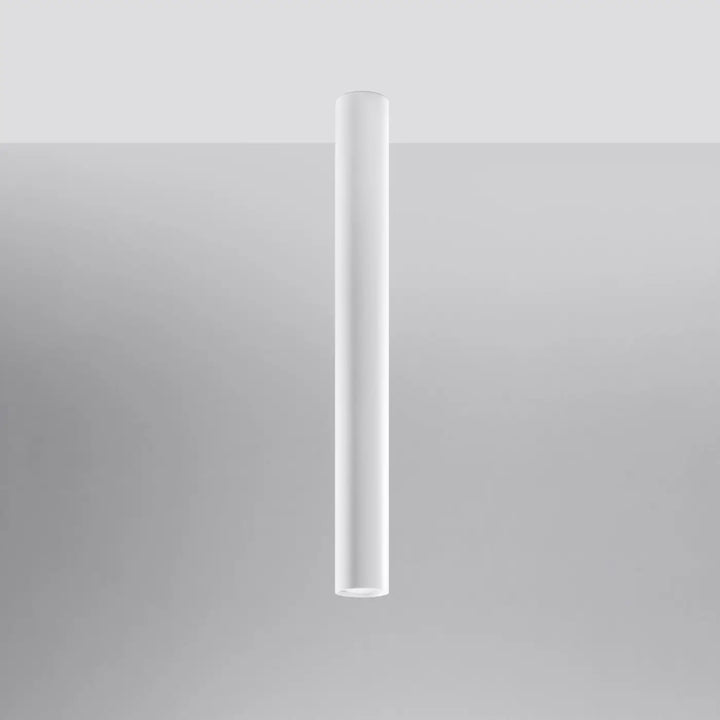 Luminaire Plafonnier blanc éteinte, vue rapprochée