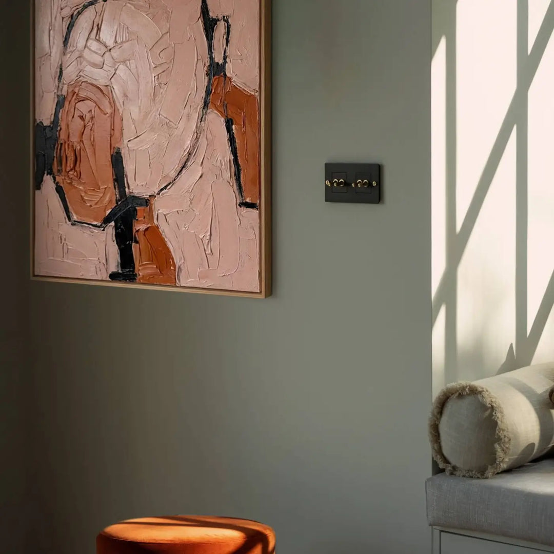 Plaque de finition Wall Plate #couleur_noir