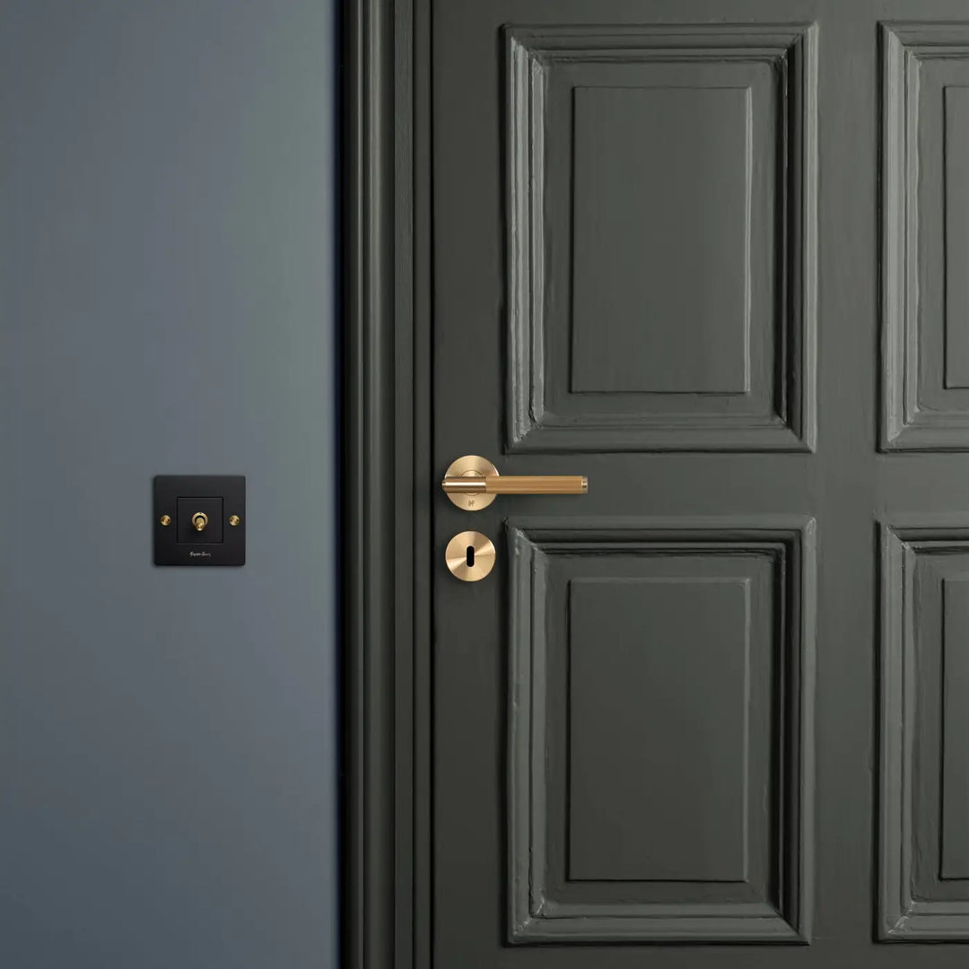 Plaque de finition Wall Plate dans un intérieur #couleur_dor