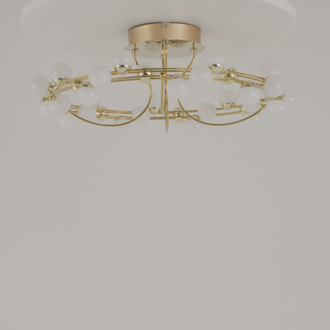 Luminaire Plafonnier | TESSARA (Disque Doré)