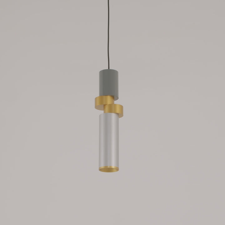 Suspension Luminaire | PALETTE (Tube Asymétrique)