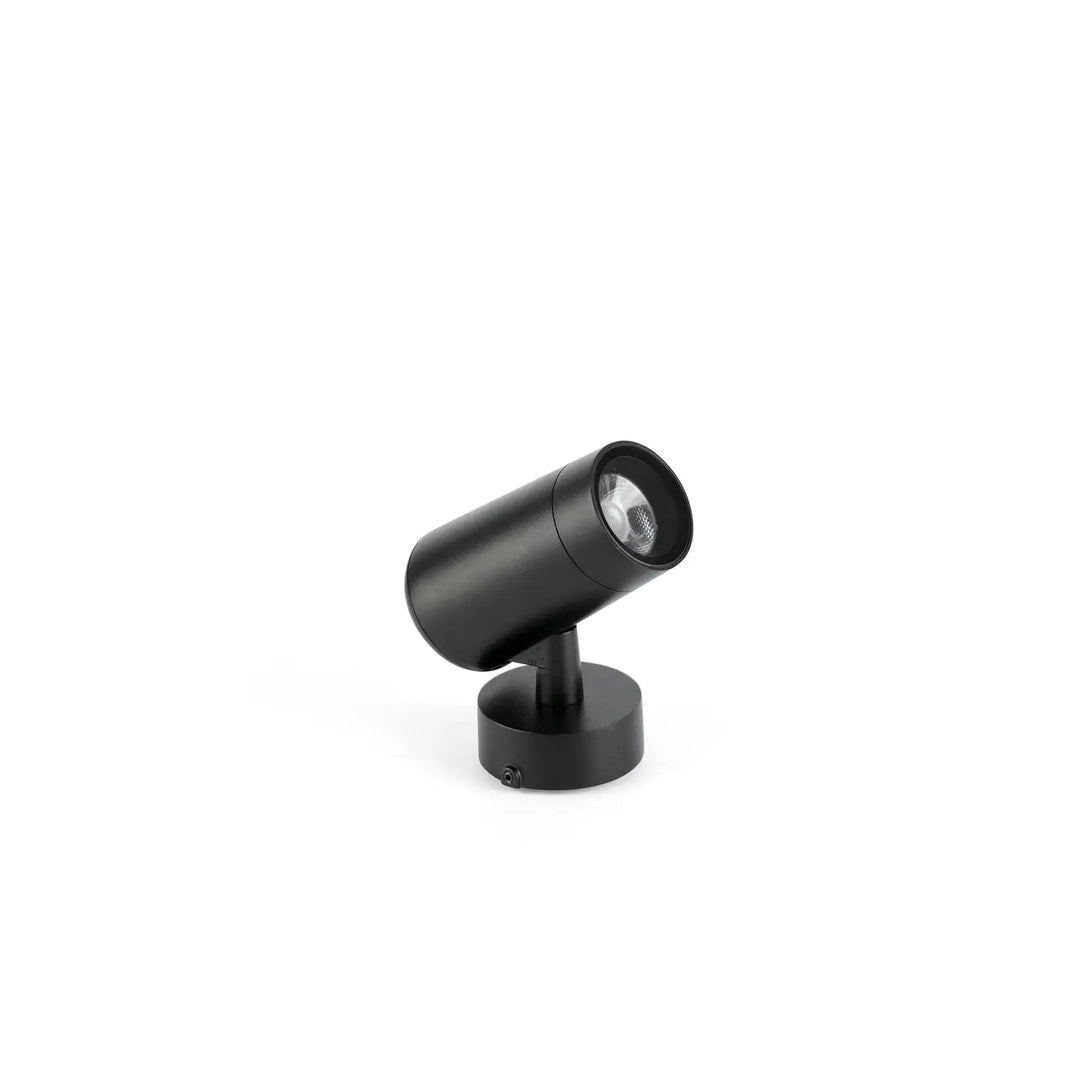 Projecteur extérieur Puk noir Ø 5,9 cm, angle 30°, de Faro Barcelona