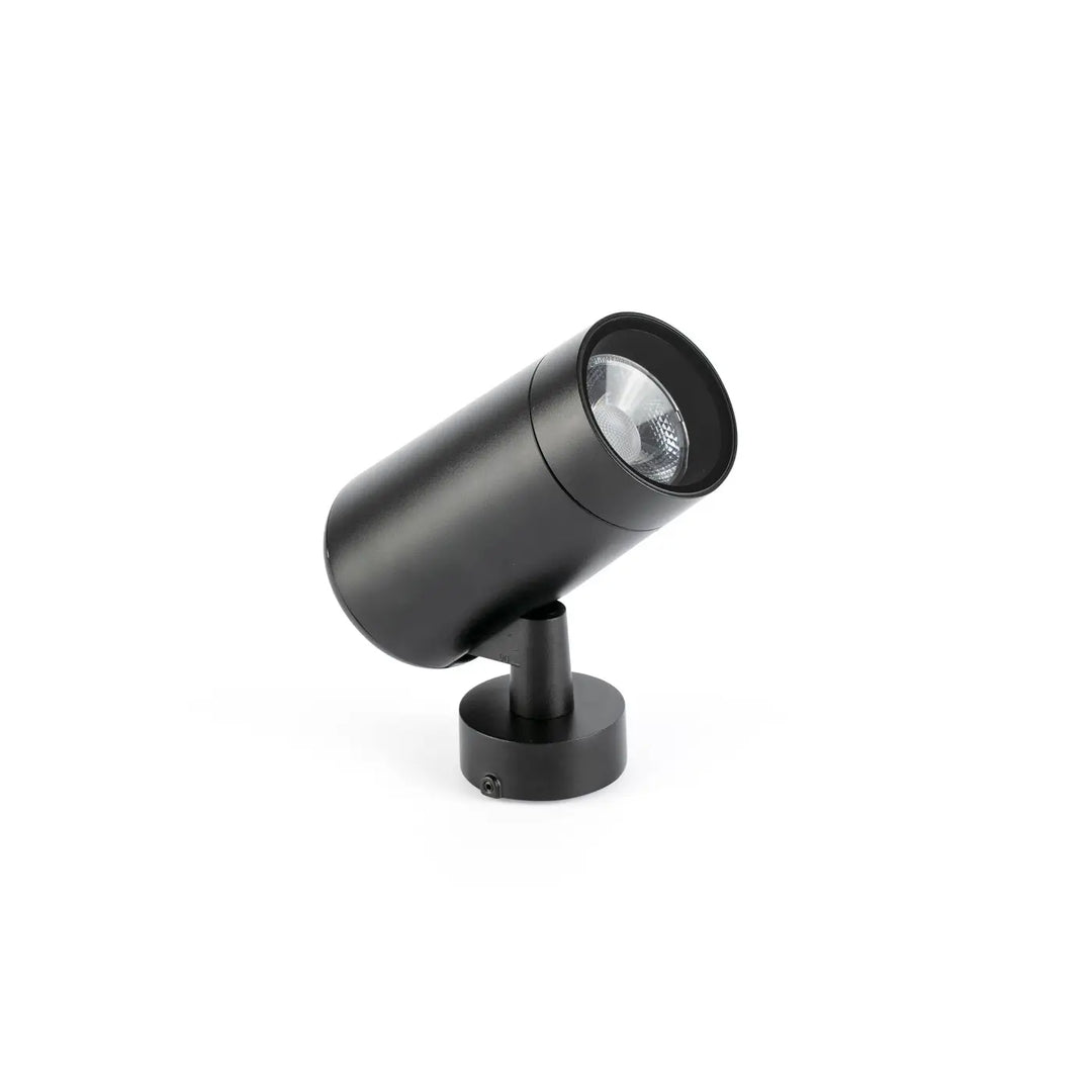 Projecteur extérieur Puk noir Ø 8,5 cm, angle 50°, de Faro Barcelona