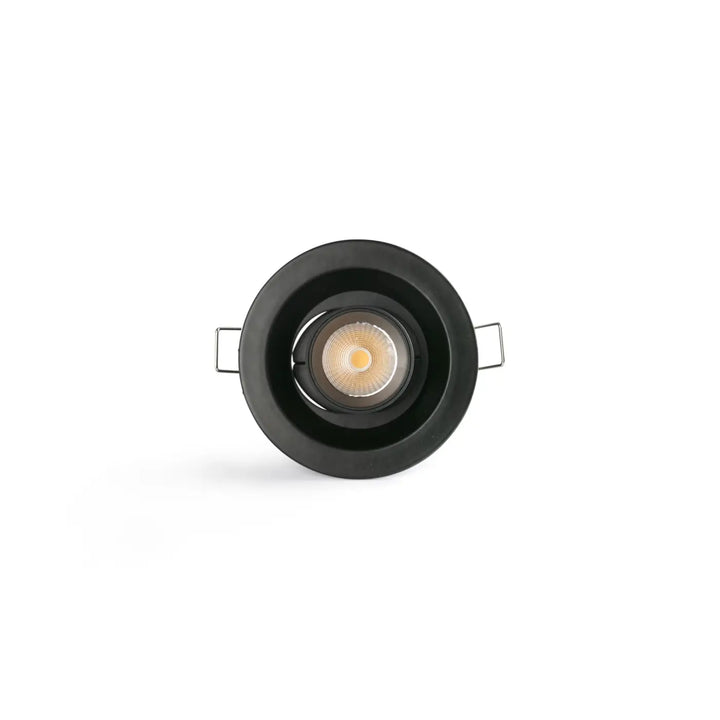 Spot encastrable Kope noir Ø 85 mm de Faro Barcelona
