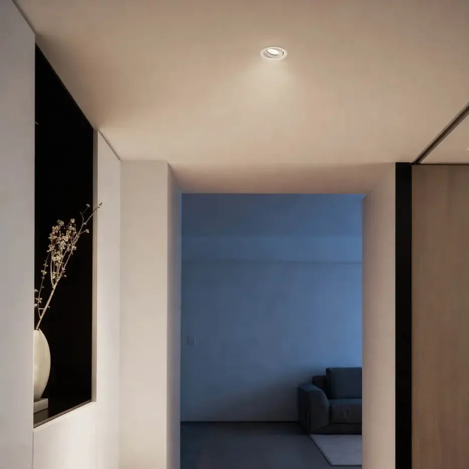 Spot encastrable Kivi blanc de Faro Barcelona en situation