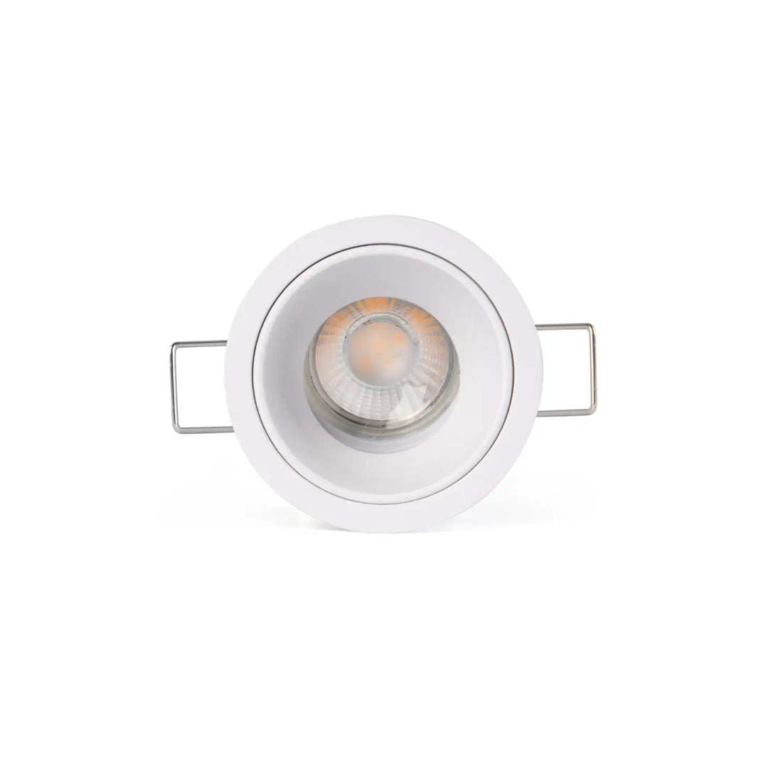Spot encastrable Flic blanc avec collerette de Faro Barcelona