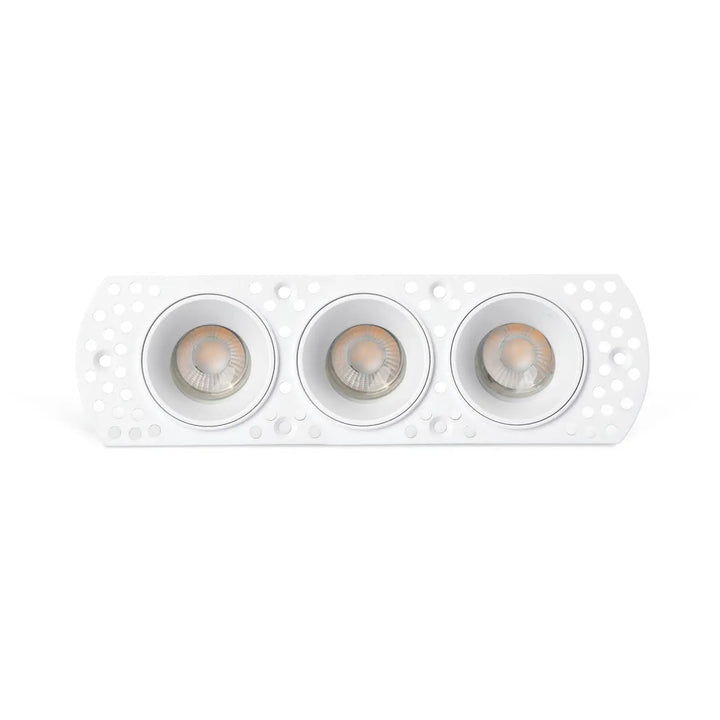 Spot encastrable Flic triple blanc de Faro Barcelona