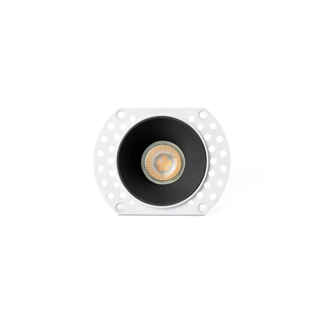 Spot encastrable Flac noir sans collerette IP20 de Faro Barcelona