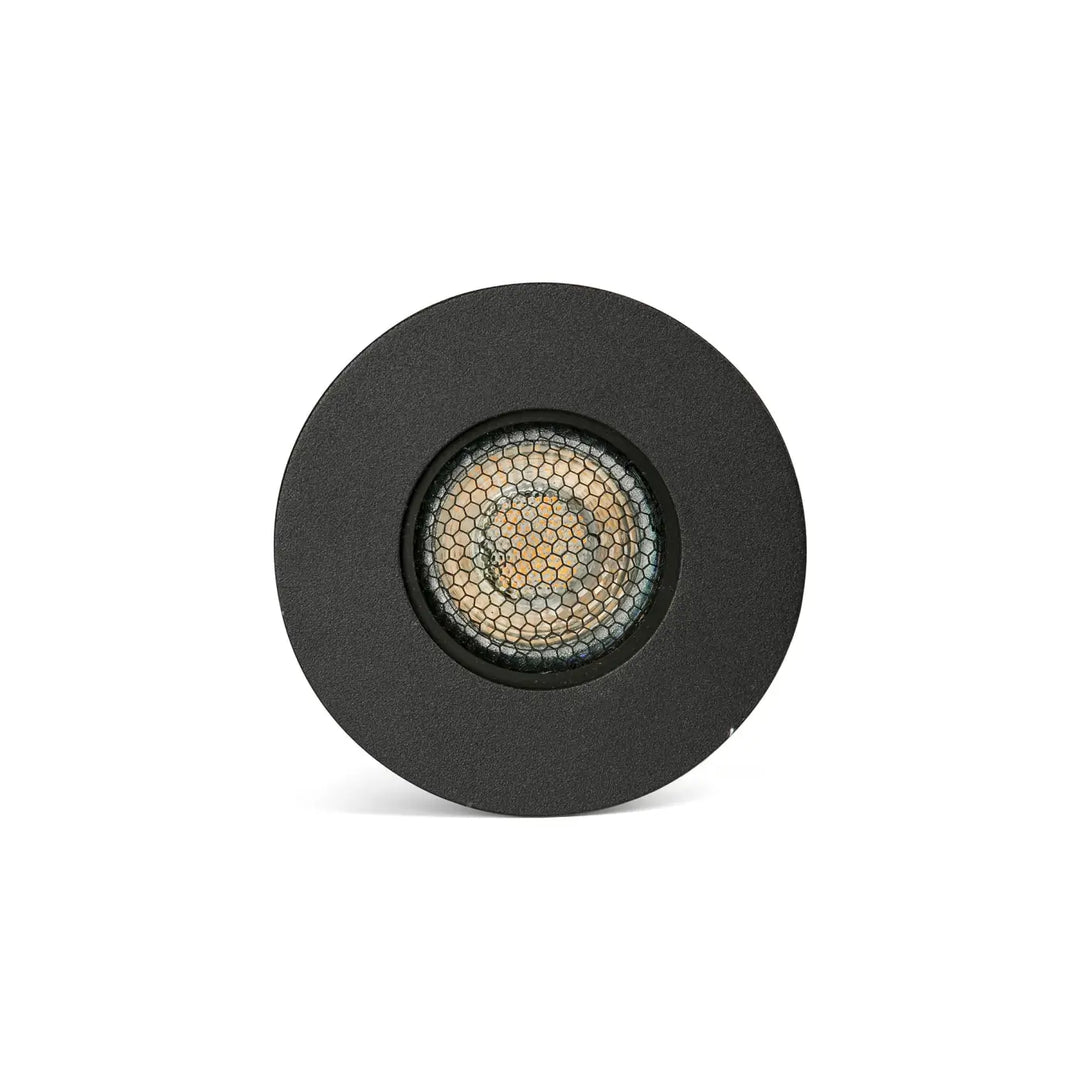 Spot encastré de sol Grund GU10 noir anodisé de Faro Barcelona