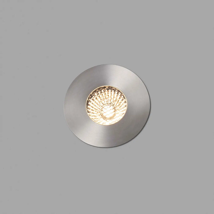 Spot encastré de sol Grund Ø 8 cm en inox 2700 K de Faro Barcelona