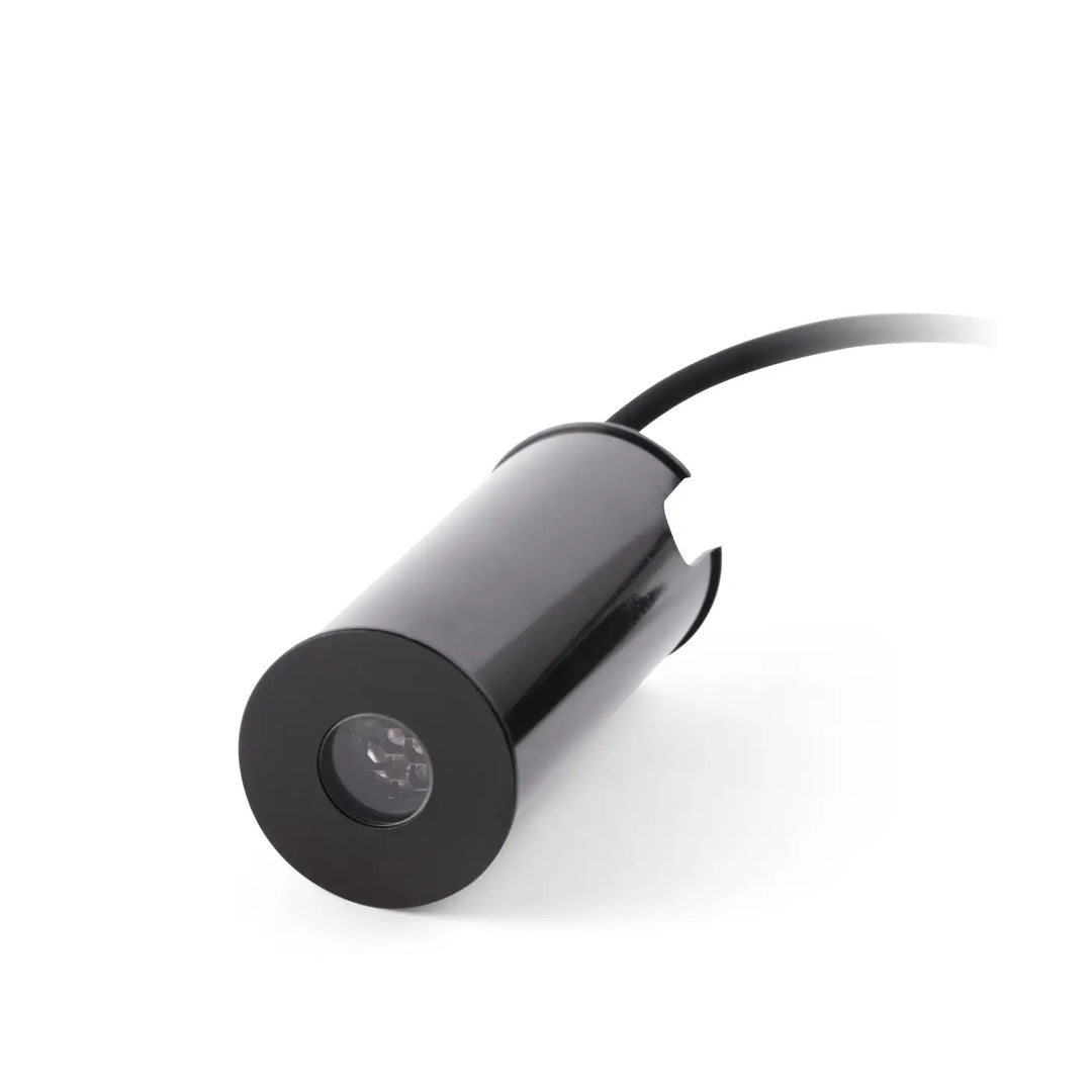 Spot encastré de sol Grund 37 noir anodisé 2700 K de Faro Barcelona