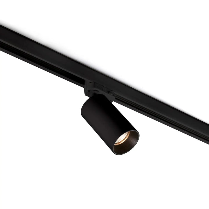 Spot Stan LED sur rail noir 3000 K de Faro Barcelona
