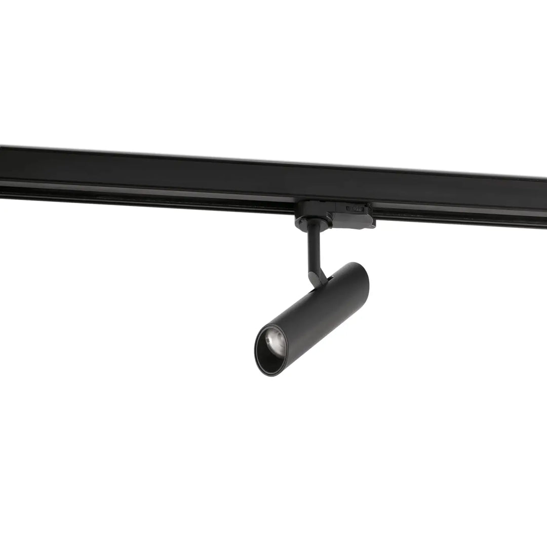 Spot sur rail Leo noir de Faro Barcelona