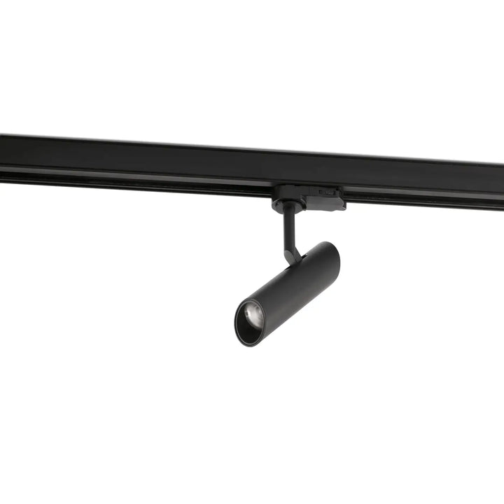 Spot sur rail Leo noir de Faro Barcelona
