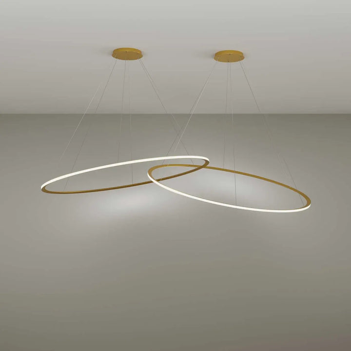 Suspension Circular anneau LED en aluminium