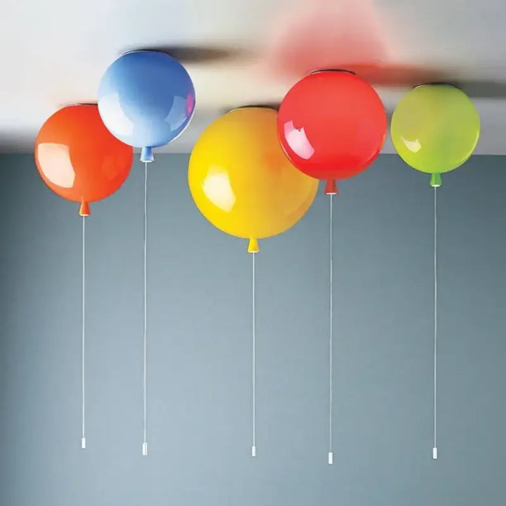 Suspension Ballon Coloré Design Ludique Idéal Chambre Enfant Moderne