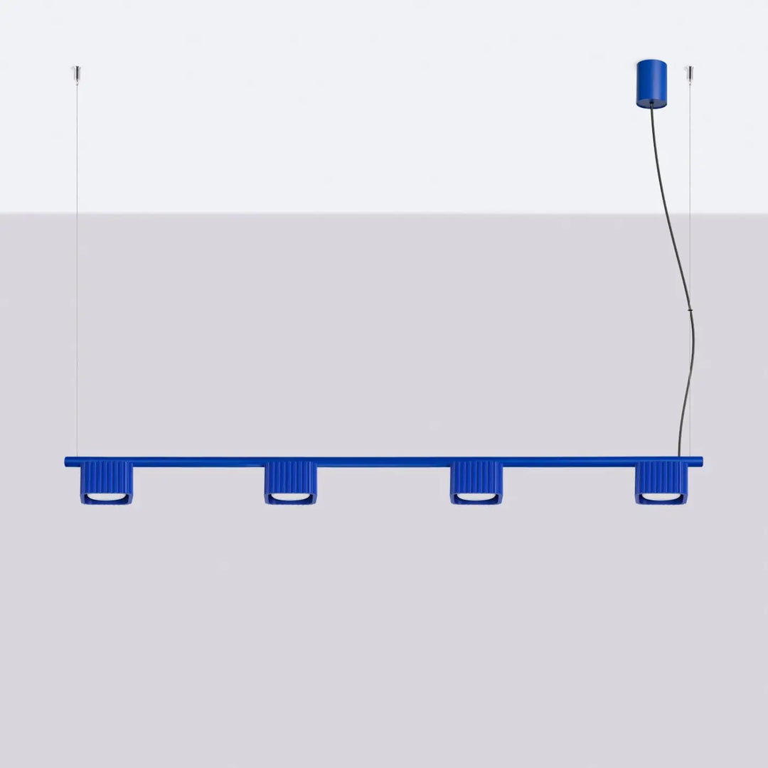 Suspension Riff outremer en aluminium, éteinte