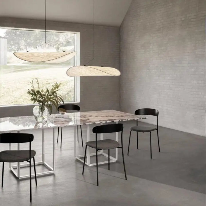 Suspension Blanche Scandinave Luminaire Acrylique