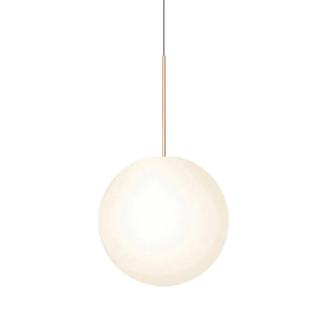Suspension Bola Sphere or rose, globe en verre opale de 40 cm