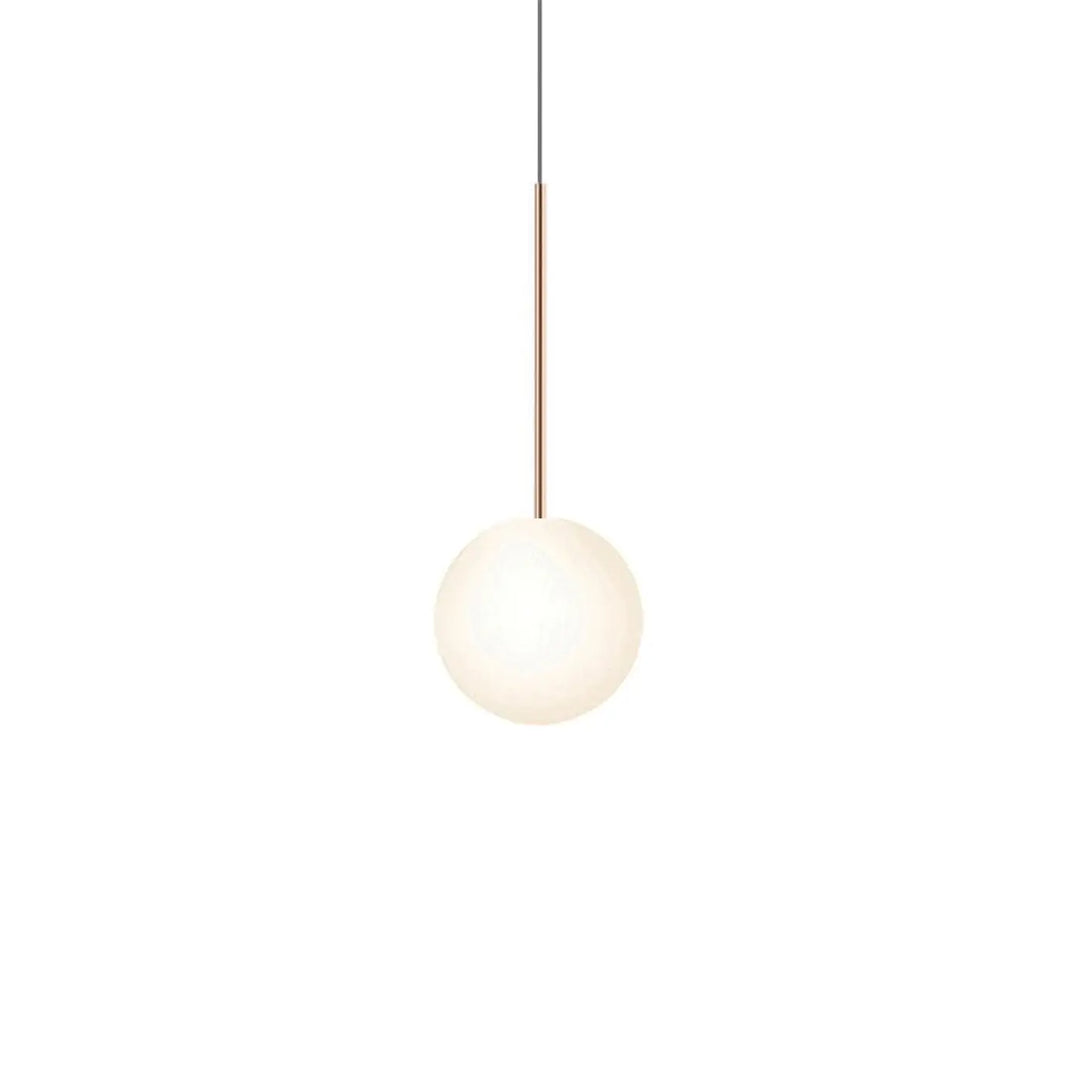 Suspension Bola Sphere or rose, globe en verre opale de 20 cm