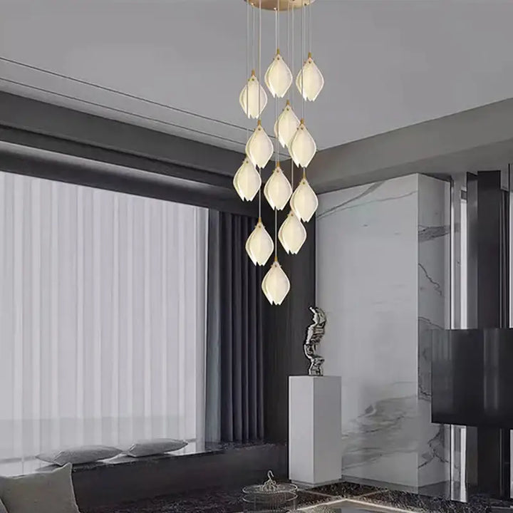 Modern home decor led lights pendant light lamps forstaircase Chandeliers for living room hanging light indoor lighting